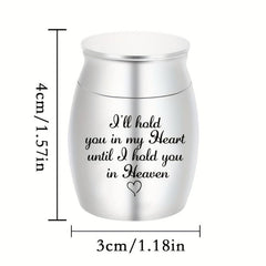 Stainless Steel Pet Urn for Dogs and Cats - Keepsake Funeral Supplies