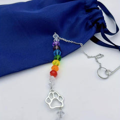 Pet Memorial Crystal Wind Chime for Dog