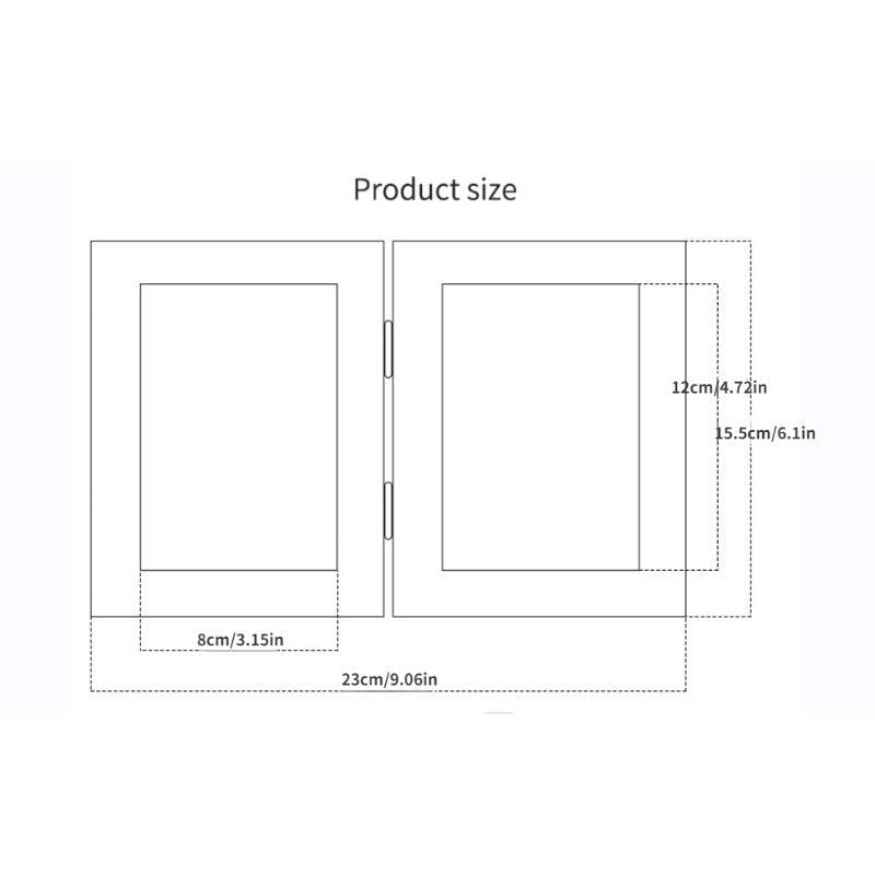 Dog Paw Print Kit Pet Paw Print Impression Kit Wooden Pet Memorial Photo Frame