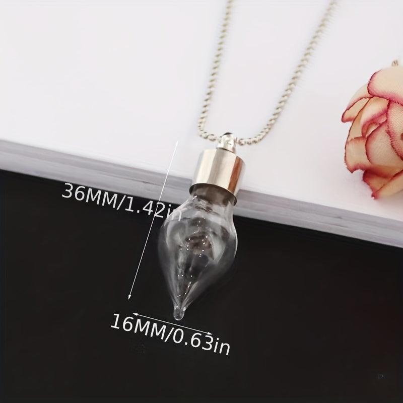 Stainless Steel Heart Pendant Cremation Urn Necklace