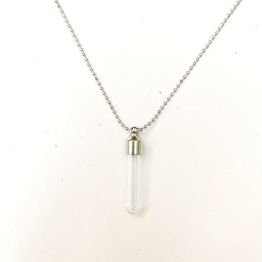 Stainless Steel Heart Pendant Cremation Urn Necklace