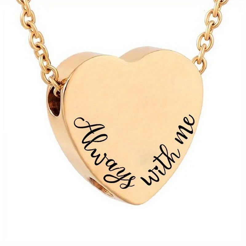 Heart Urn Necklace for Ashes Dog Cremation Jewelry Memorial Gift
