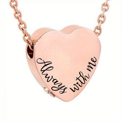 Heart Urn Necklace for Ashes Dog Cremation Jewelry Memorial Gift