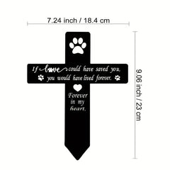 Pet Acrylic Memorial Garden Stake For Cats And Dogs