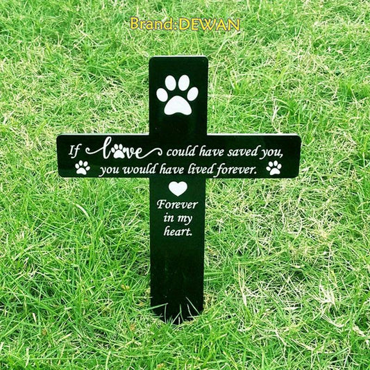 Pet Acrylic Memorial Garden Stake For Cats And Dogs