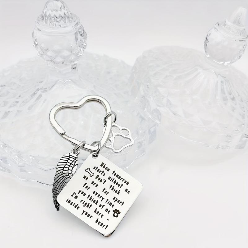 Pet Memorial Keychain - Heartfelt Remembrance Gift