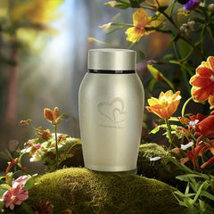 Stainless Steel Pet Urn Ashes Container Cats Dogs Memorial Cremation Urn