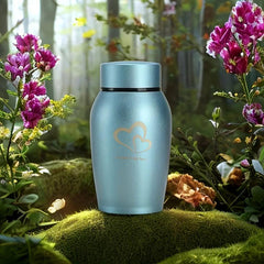 Stainless Steel Pet Urn Ashes Container Cats Dogs Memorial Cremation Urn