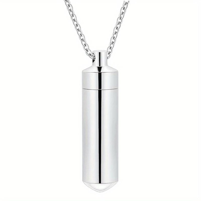 Pet Memorial Ash Jewelry Stainless Steel Keepsake Pendant for Cat/Dog Cremains