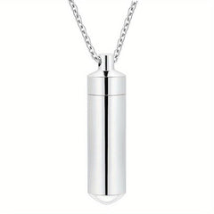 Pet Memorial Ash Jewelry Stainless Steel Keepsake Pendant for Cat/Dog Cremains