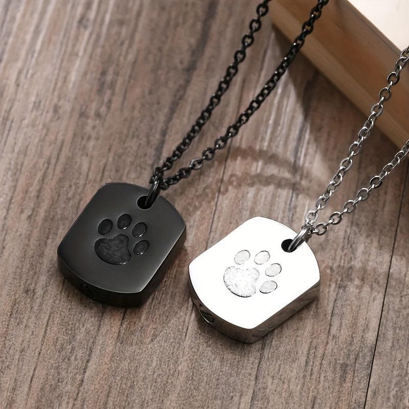 Pet Memorial Ash Pendant Necklace - Cherish Your Beloved Pet's Memory Forever