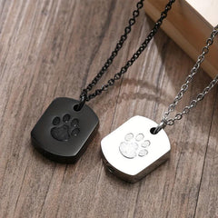 Pet Memorial Ash Pendant Necklace - Cherish Your Beloved Pet's Memory Forever