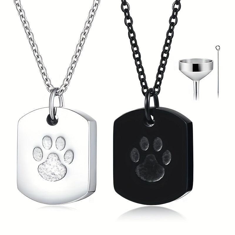Pet Memorial Ash Pendant Necklace - Cherish Your Beloved Pet's Memory Forever