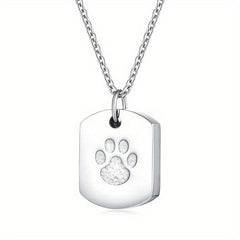Pet Memorial Ash Pendant Necklace - Cherish Your Beloved Pet's Memory Forever