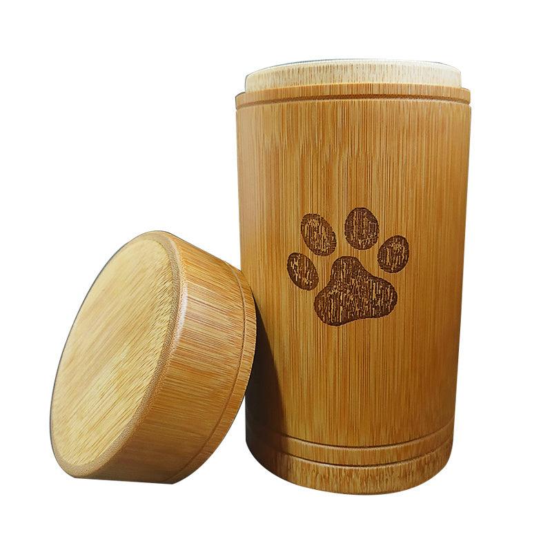 Bamboo Pet Urns Cat Foot & Dog Paw Memorial Accessories