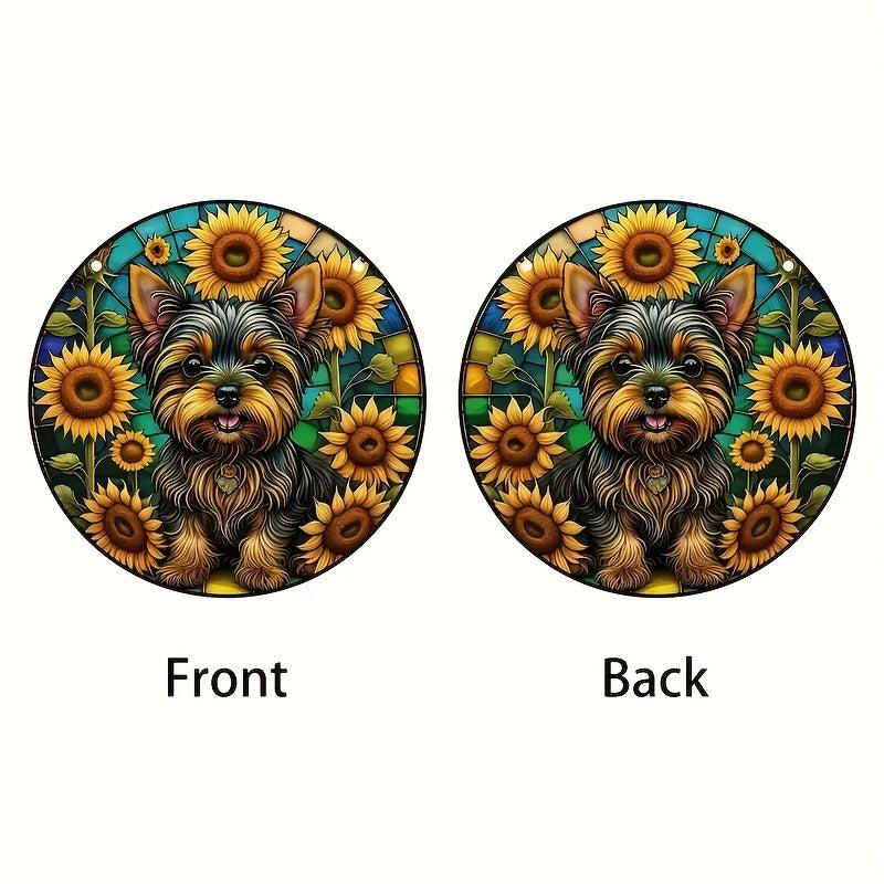 Dog Memorial Window Hanging Gift - Dog Sympathy Loss Funeral Memorial Gift