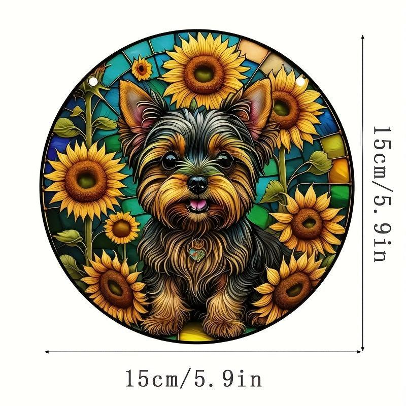 Dog Memorial Window Hanging Gift - Dog Sympathy Loss Funeral Memorial Gift