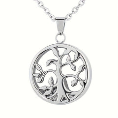 Tree of Life Cremation Necklace for Ashes Keepsake Memorial Urn Pendant