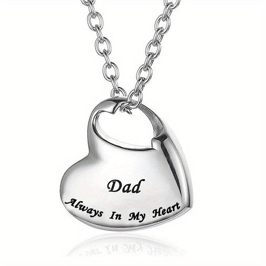 Cat Cremation Urn Necklace Stainless Steel Keepsake Pendant for Pet Ashes