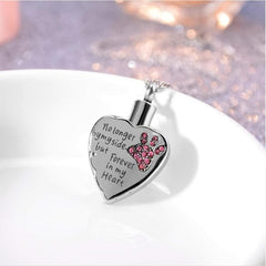 Stainless Steel Pet Memorial Necklace - Keep Your Pet's Ashes Close
