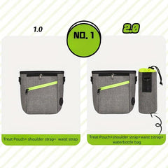 Dog Treat Pouch Training Bag with Poop Bag Dispenser