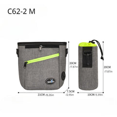 Dog Treat Pouch Training Bag with Poop Bag Dispenser