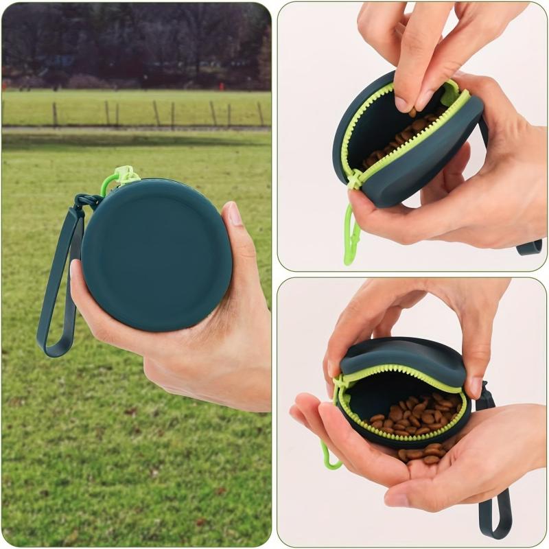 Silicone Dog Treat Pouch - Portable Puppy Training Bag