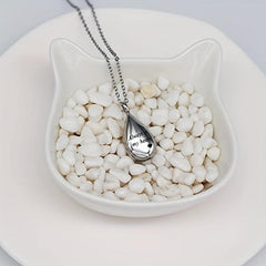 Pet Cremation Jewelry Stainless Steel Memorial Urn Necklace