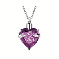 Heart Pendant Cremation Urn Necklace Ashes Jewelry