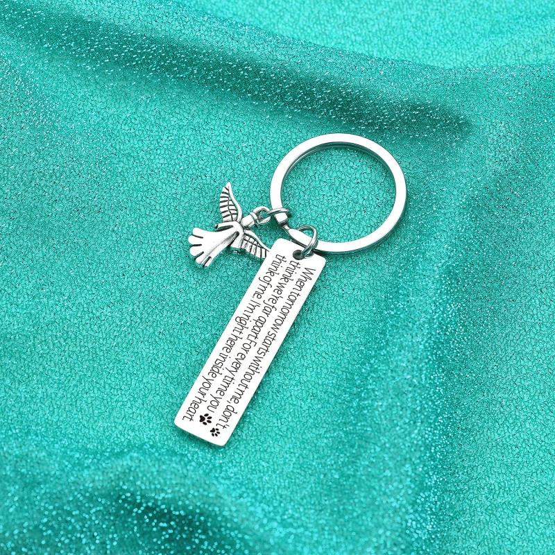 Pet Memorial Keychain - Remembrance Keepsake Jewelry