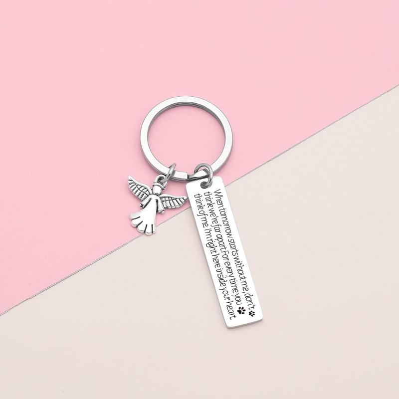 Pet Memorial Keychain - Remembrance Keepsake Jewelry