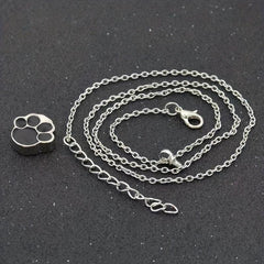 Pet Paw Cremation Jewelry Keychain Pendant Ashes Dog Cat Memorial Urn Necklace