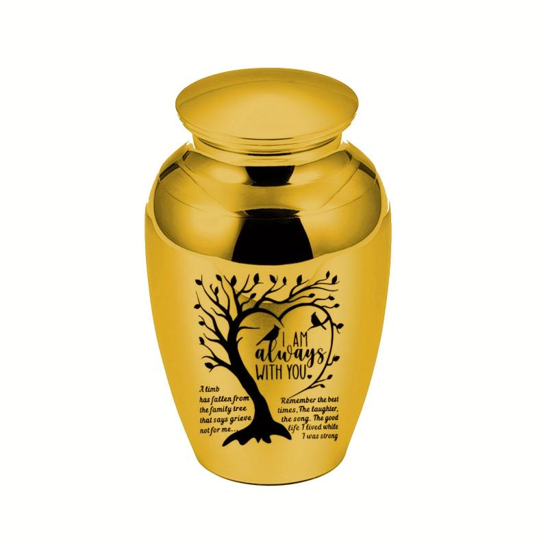 Pet Urn Always By Your Side Stainless Steel Dog Ashes Container