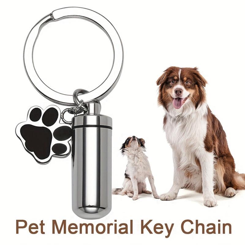 Pet & Human Ashes Cremation Keychain Memorial Keepsake Urn