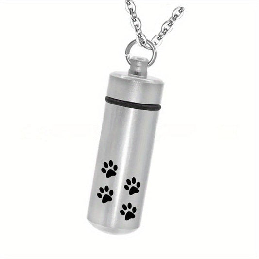 Pet Memorial Cremation Necklace for Dog Ashes
