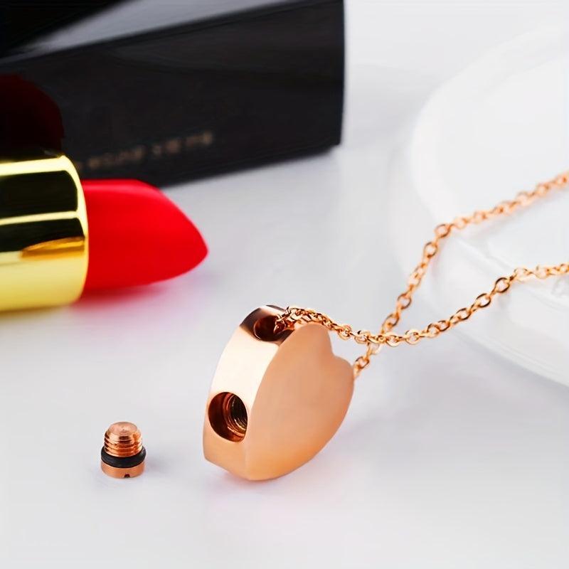 Forever In My Heart Cremation Urn Necklace for Cat and Dog Pet