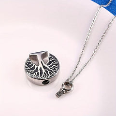 Tree of Life Urn Necklace for Ashes - Memorial Jewelry for Women and Men