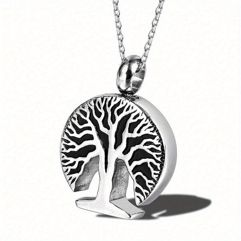 Tree of Life Urn Necklace for Ashes - Memorial Jewelry for Women and Men