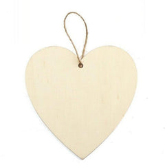 Wooden Heart Shaped Pet Memorial Ornament