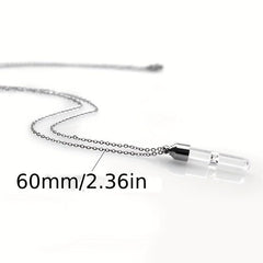 Stainless Steel Heart Pendant Cremation Urn Necklace Ashes Jewelry