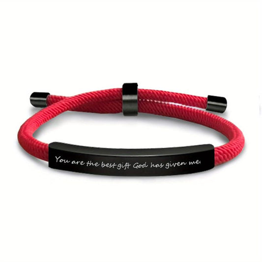 Personalized Stainless Steel Pet Name Bracelet