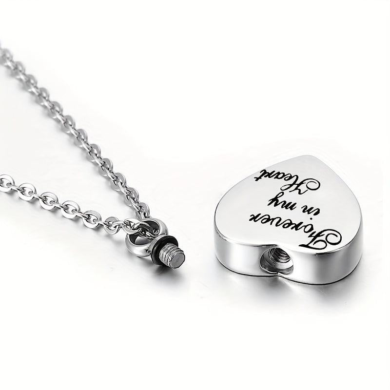 Heart Cremation Urn Necklace for Your Beloved Pet