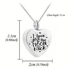 Heart Cremation Urn Necklace for Your Beloved Pet