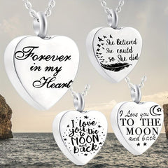 Heart Cremation Urn Necklace for Your Beloved Pet