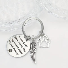 Pet Memorial Sympathy Keychain for Dog Loss