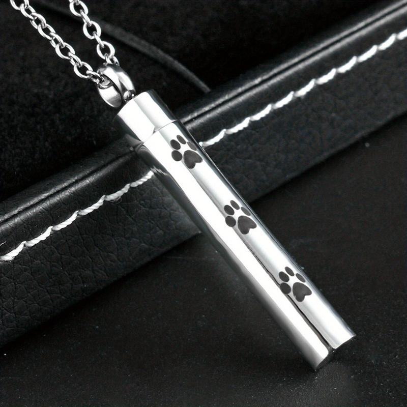 Pet Memorial Necklace Urn Pendant For Ashes Cremation Jewelry