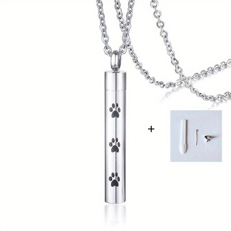 Pet Memorial Necklace Urn Pendant For Ashes Cremation Jewelry