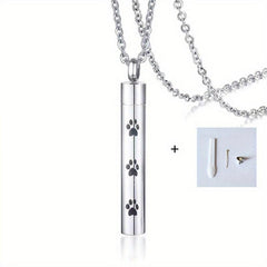 Pet Memorial Necklace Urn Pendant For Ashes Cremation Jewelry