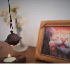 Wooden Pet Fur Memorial Planet Necklace - Pet Memorial Supply