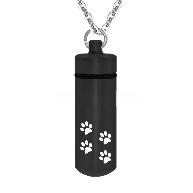 Geometric Pet Memorial Necklace Cremation Urn Jewelry